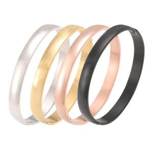 Stainless Steel Bangles Charm Bracelets Jewelry For Women and Men