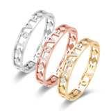 Silver Rose Cuff Charm Bangles Jewelry Crystal Stone