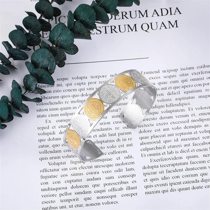 Stainless Steel San Benito Cuff Bracelet for Women
