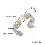 Stainless Steel San Benito Cuff Bracelet for Women