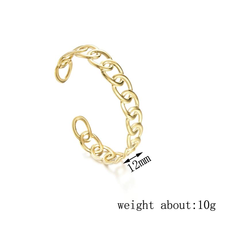 Akizoom Snake Bangle Stainless Steel Bracelet for Women