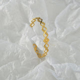 Akizoom Snake Bangle Stainless Steel Bracelet for Women
