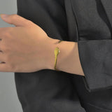 Akizoom Snake Bangle Stainless Steel Bracelet for Women