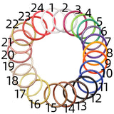 Colorful Plastic Silicone Bangle Bracelet for Women Party Gift
