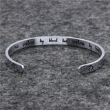 Not Sisters By Blood But Sister By Heart Cuff Bracelet