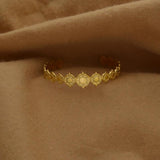 Akizoom Hollow Stainless Steel Snake Bangle Bracelet
