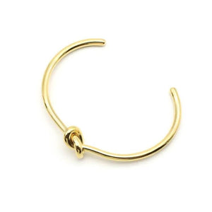 Rose Metal Copper Plated Knot Twisted Bracelets for Women