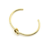 Rose Metal Copper Plated Knot Twisted Bracelets for Women