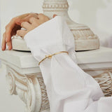 Rose Metal Copper Plated Knot Twisted Bracelets for Women