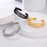 4-Pointed Celtic Knot Bracelet Stainless Steel Pagan Wiccan Witchcraft Jewelry
