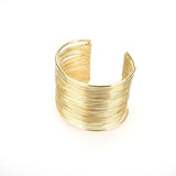 Punk Retro Silver Bangle Bracelet for Women