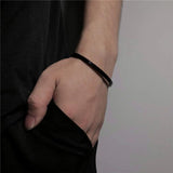 Stainless Steel Bangle Bracelet Minimalist Cuff Jewelry