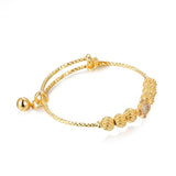 Children's flower Charm Beads Baby Bracelet bangle Jewelry