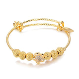 Children's flower Charm Beads Baby Bracelet bangle Jewelry