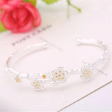 Plum Blossom Cherry Blossoms Silver Bangle