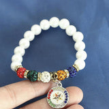 Elastic Pearl Beads Masonic OES Charm Bracelets