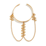 Bohemia Charm Upper Arm Bracelet Conch Shell Tassel Arm Cuff Bangle