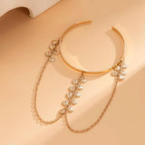 Bohemia Charm Upper Arm Bracelet Conch Shell Tassel Arm Cuff Bangle