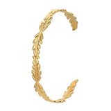 Stainless Steel Evil Eye Cuff Bangle Bracelet for Women