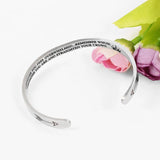 Inspirational Cuff Bangle Bracelet Charms for Women Men