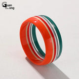 Multicolor Resin Bangle Bracelet for Women