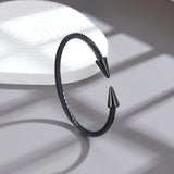 Stainless Steel Conical Arrows Bracelet for Women