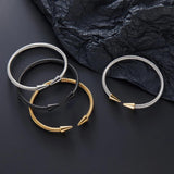 Stainless Steel Conical Arrows Bracelet for Women