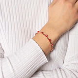 Evil Eye Charm Cuff Bracelet Colorful Enamel Adjustable Bangle