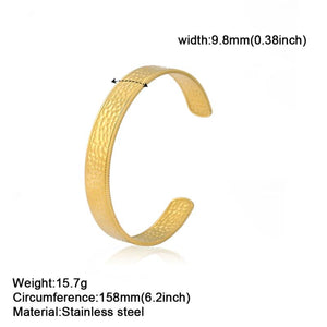 Skyrim Bohemian Stainless Steel Cuff Bracelet Women