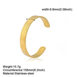 Skyrim Bohemian Stainless Steel Cuff Bracelet Women