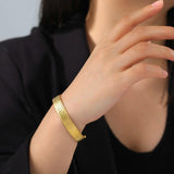 Skyrim Bohemian Stainless Steel Cuff Bracelet Women