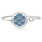 316L Stainless Steel Aromatherapy Locket Bangle Essential Oil Diffuser Bracelet