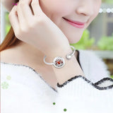 316L Stainless Steel Aromatherapy Locket Bangle Essential Oil Diffuser Bracelet