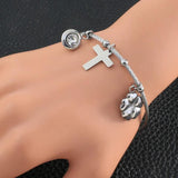 Stainless Steel Bangle Bracelet Silver Gift