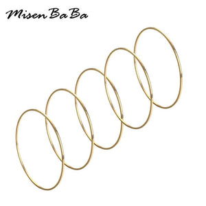 MisenBaBa Stainless Steel Bangle Set