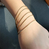 MisenBaBa Stainless Steel Bangle Set