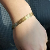 MisenBaBa Stainless Steel Bangle Set
