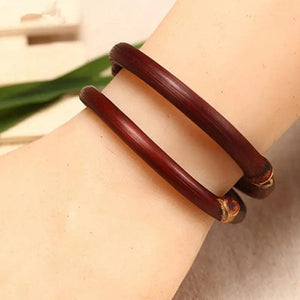 Natural Healthy Herb Vine Open Cuff Bangle from Tibet