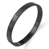 Men's Stainless Steel Jesus Inscription Bracelet + Cuff Wedding Jewelry