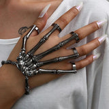 Adjustable Skeleton Bracelet Gothic Skull Bracelet