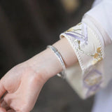 Silver Eternal Love Bracelet - Open Adjustable for Man Woman