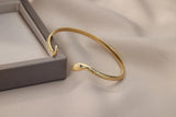 Punk Snake Bangles Stainless Steel Cuff Bracelets Gothic Jewelry