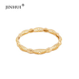 Stainless Steel Plated Bangle Bracelet with Charms for Anniversary