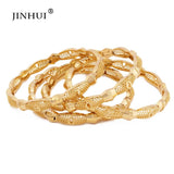 Stainless Steel Plated Bangle Bracelet with Charms for Anniversary