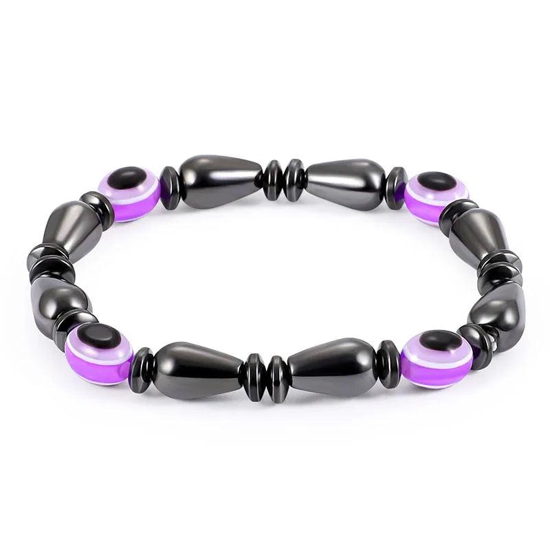 Water Drop Hematite Magnetic Stone Bracelet for Weight Loss