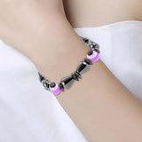 Water Drop Hematite Magnetic Stone Bracelet for Weight Loss