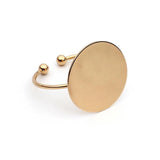 Stainless Steel Open Round Cuff Bangles for Women