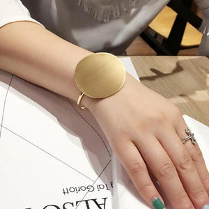 Stainless Steel Open Round Cuff Bangles for Women