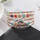 Crystal Pearl Bracelet Stretchable Rhinestone Bridal Wedding Party
