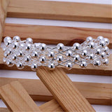 Women's Grapes Bangle Bracelet - Hot Lover Silver Jewelry